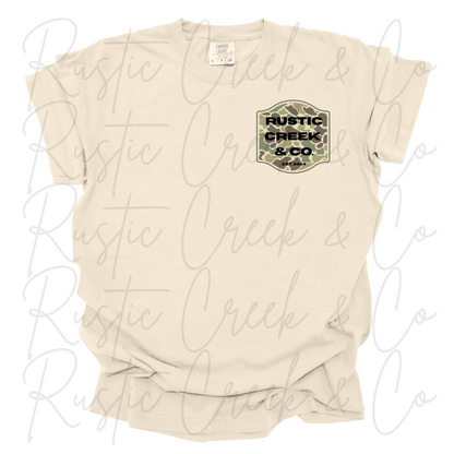 Rustic Creek & Co. Camo Logo